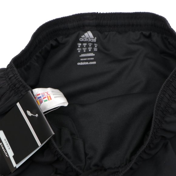 NOS Vintage Adidas Spell Out Running Shorts Black - Picture 5 of 7